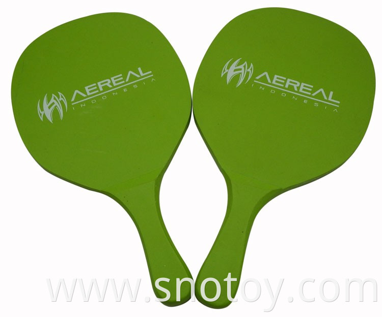 Custom-made good value plastic beach racket for outdoor game